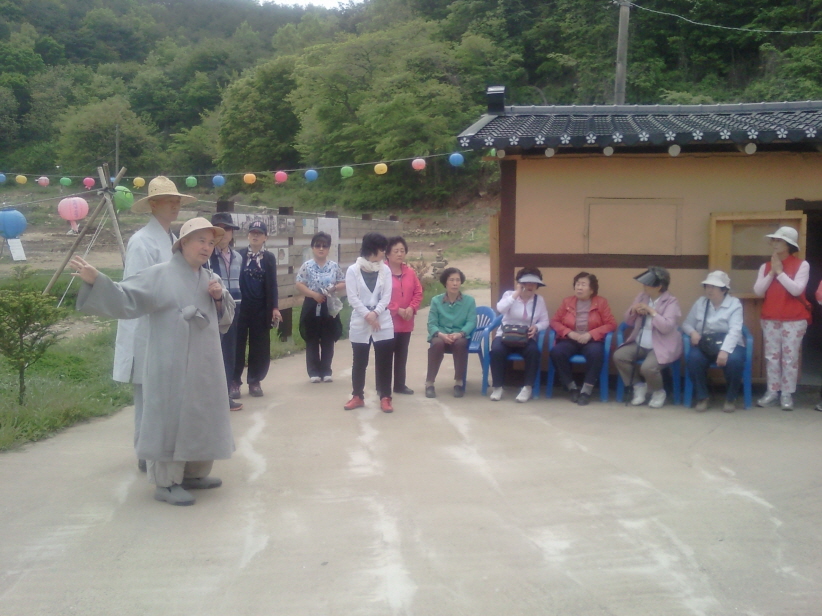 선원장 스님의 불사동참 권선.